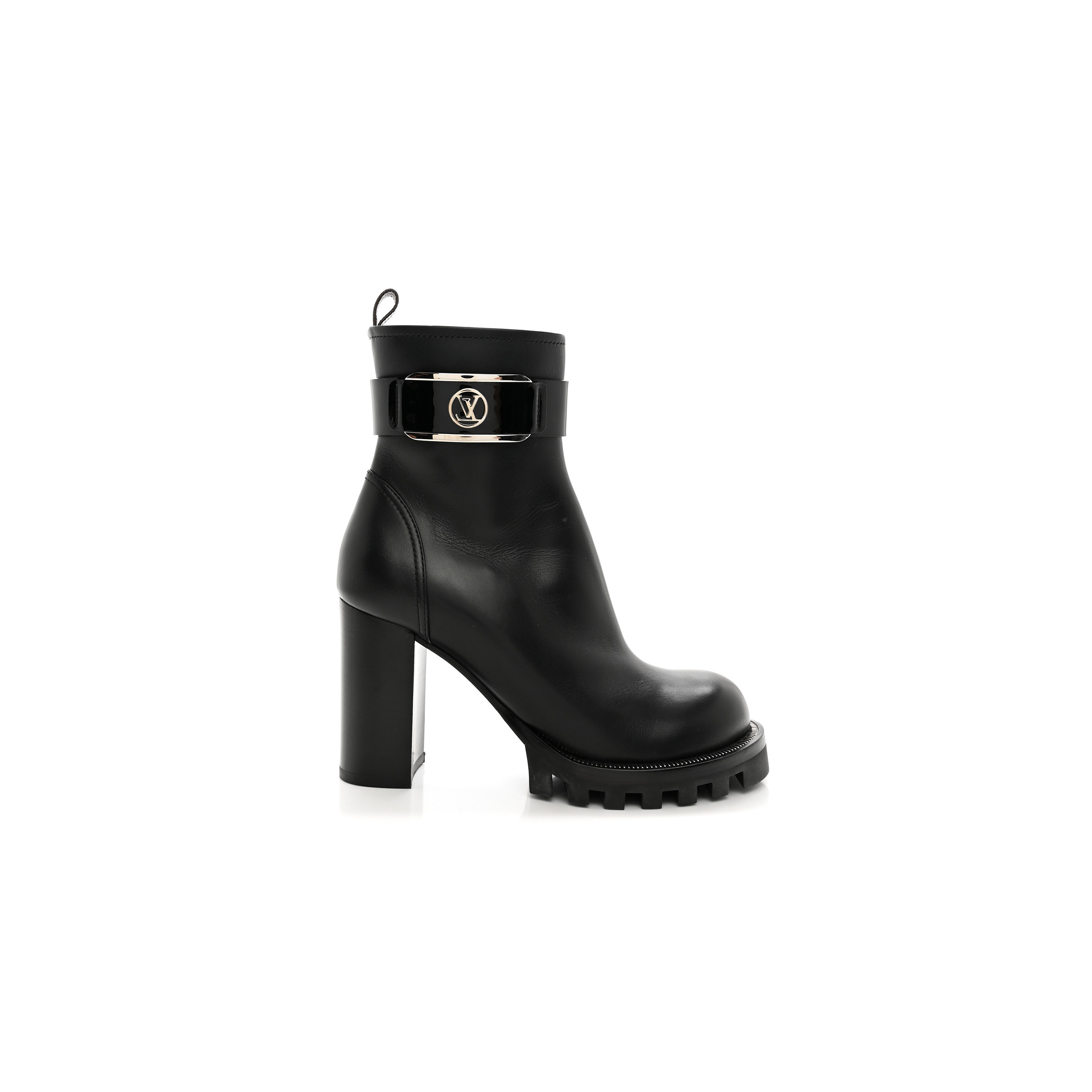 l0vis Vvtt0n calfskin star trail ankle boots 38 black 1409847